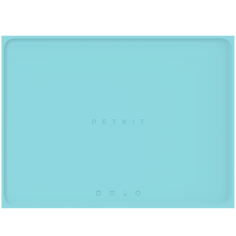Коврик под миску для домашних животных Petkit Silicone Spillproof Mat, голубой, 46 х 34 см