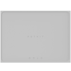 Коврик под миску для домашних животных Petkit Silicone Spillproof Mat, серый, 46 х 34 см