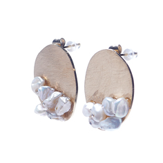 Серьги Moon Paris Ikita MIK-20.03-077 золотистые