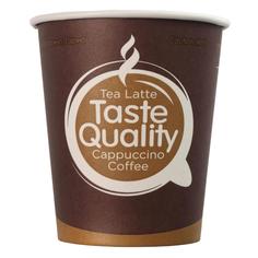Стакан одноразовый TasteQuality бумажный коричневый 200/250 мл 50 штук в упаковке Malungma