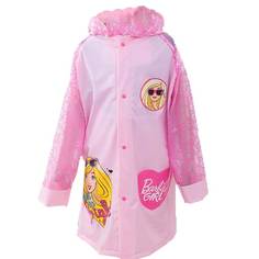 Дождевик детский Baziator Кукла с карманом под рюкзак light pink, размер M