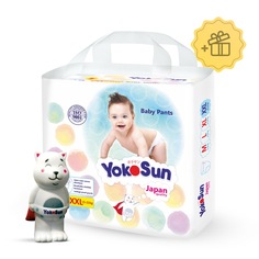 Подгузники-Трусики YokoSun XXL 15-23 кг 28 шт Игрушка для ванной котик Йоко в подарок