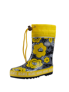 Резиновые сапоги для девочки Reike Blooming garden yellow, р. 33