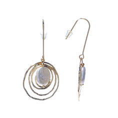 Серьги Moon Paris подвески Mo-20.02-064 золотистые