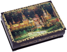 Конфеты "Курага Кремлина шоколадная с грецким орехом" шкатулка САЛЮТ, 150 г