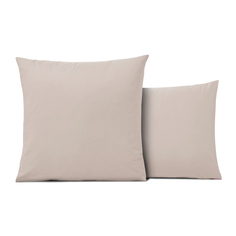 Наволочка (Сатин однотонный, С вырезом) Sparkis Beige (70x70)