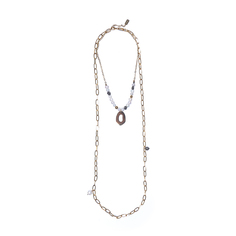 Колье Moon Paris бусины Mo-20.02-049 золотистое