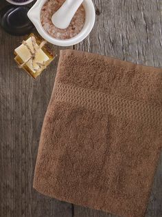 Полотенце Amore Mio AST Clasic 100x150 коричневый теплый