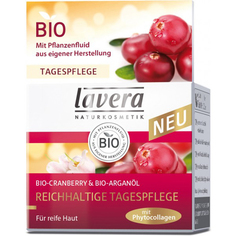 Дневной крем "Био лифтинг Клюква" Lavera 50 мл