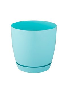 Кашпо ElfPlast Глория №1, бирюзовый, 0.7 л