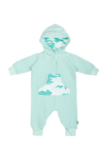 Комбинезон Сонный гномик Кроко бирюза футер, р. 62