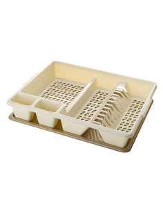 Сушилка для посуды ElfPlast, одноярусная, слоновая кость