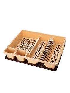 Сушилка для посуды ElfPlast, одноярусная, бежевый