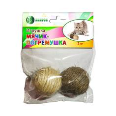 Игрушка "Мячик-погремушка" Лапуся, сизаль,лён. Арт. 001