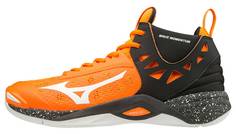 Кроссовки волейбольные Mizuno Wave Momentum Mid, 43, оранжевый, профессиональный