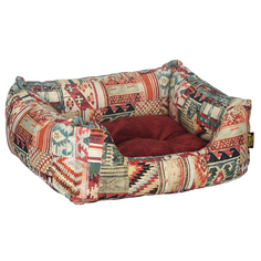 Лежак для животных Этника PRIDE 70х60х23см бордовый