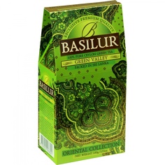 Чай Basilur "Green Valley", зеленый листовой, 100 гр