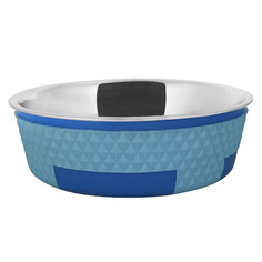 Миска для животных FOXIE Trimond Bowl металлическая 400мл