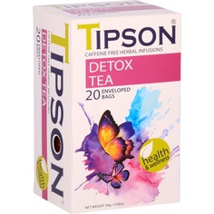 Чай Tipson "Detox tea", травяной, 20 пакетиков