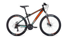 Велосипед Forward Flash 26 2.0 disc 2020 рост 17" черный/оранжевый