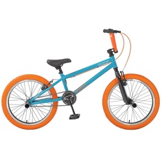 Велосипед трюковый 20 BMX Tech Team Goof 2020 (бирюзово-оранжевый)