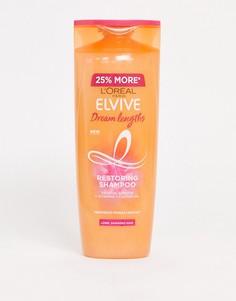 Шампунь для поврежденных волос 500 мл LOreal - Elvive Dream Lengths-Бесцветный