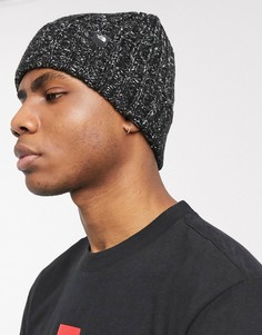 Черная шапка-бини в крупный рубчик The North Face-Черный