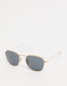 Круглые солнцезащитные очки Ray-ban ORB3857-Золотой