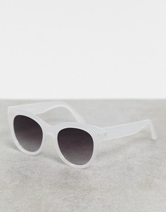 Большие солнцезащитные очки "кошачий глаз" в прозрачной оправе Jeepers Peepers-Мульти