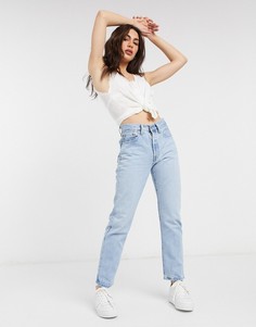 Выбеленные укороченные джинсы Levis 501-Синий Levis®