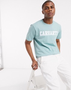 Зеленая футболка с логотипом Carhartt WIP-Зеленый