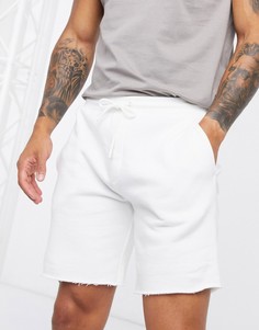 Белые трикотажные шорты Topman-Белый