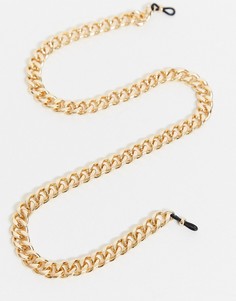 Золотистая цепочка для солнцезащитных очков ASOS DESIGN-Золотой