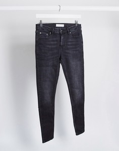 Черные джинсы с напылением Topman-Черный