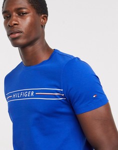 Футболка с логотипом Tommy Hilfiger-Серый