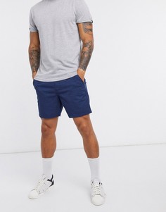 Синие шорты с геометрическим принтом Hollister-Синий