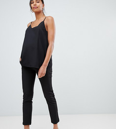 Брюки со съемной вставкой для живота Bandia Maternity-Черный