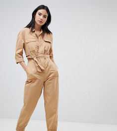 Комбинезон с карманами спереди Bershka-Бежевый