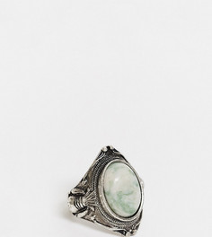 Кольцо с камнем Reclaimed Vintage inspired-Серебряный