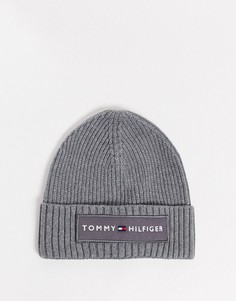 Шапка-бини Tommy Hilfiger-Серый