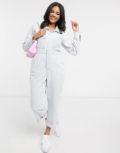 Синий джинсовый комбинезон ASOS DESIGN