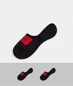 Набор из 2 пар черных носков-невидимок HUGO bodywear-Черный