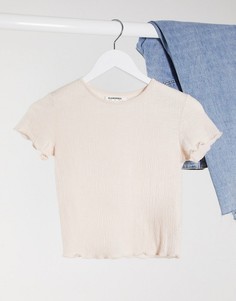 Кроп-топ в рубчик Glamorous-Розовый