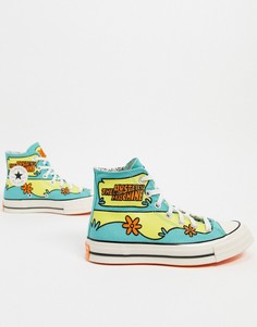 Высокие кеды с надписью "Mystery Machine" Converse X Scooby Doo Chuck 70-Мульти