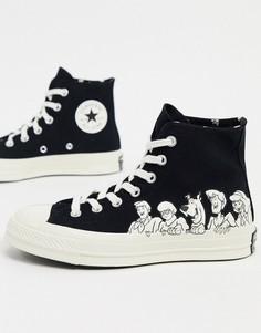 Черные высокие кеды Converse X Scooby Doo Chuck 70-Черный