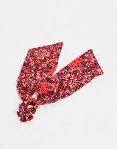 Красная резинка для волос ASOS DESIGN-Красный