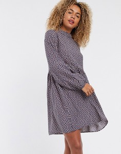 Свободное платье с цветочным принтом Vila-Мульти