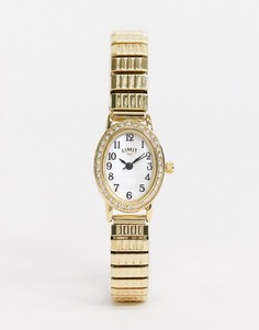 Золотистые часы с овальным циферблатом Limit-Золотой