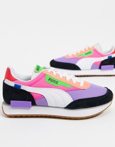 Фиолетовые кроссовки Puma Future Rider-Фиолетовый