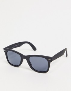Черные матовые солнцезащитные очки River Island-Черный